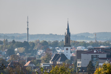 Obraz premium Stadtansicht auf die Melanchton Stadt Bretten