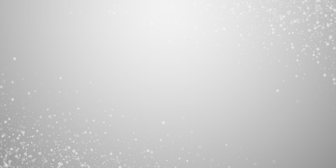 Beautiful snowfall Christmas background. Subtle fl