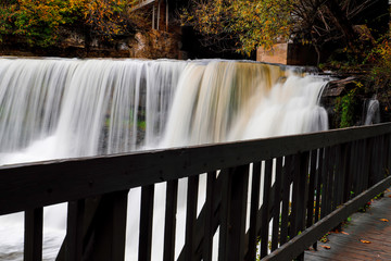 Chagrin Falls, The waterfalls are located in the Village of Chagrin Falls, Ohiowaterfall in the forest