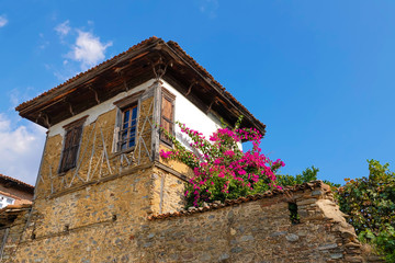 Birgi village architecture building. 