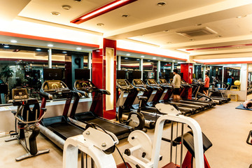 헬스장, 헬스, 짐, 체육관, 설비, 적당, 사운드, 무게, 스포츠, 운동, 덤벨,...