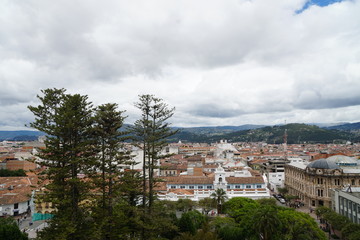 Fototapeta na wymiar Downtown Quenca Ecuador