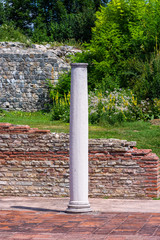 Remains of Gamzigrad (Felix Romuliana), UNESCO World Heritage Site near the city of Zajecar in east...