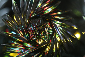 abstract glass art work one