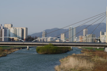 豊平川の風景