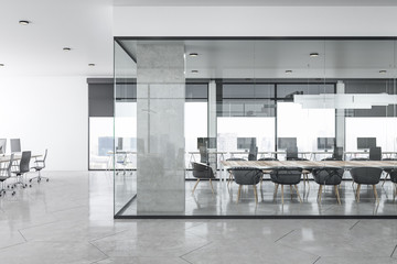 New concrete office interior