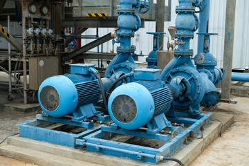Blue color centrifugal pump