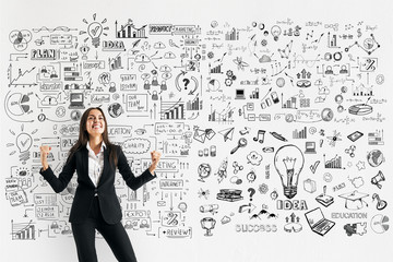 Success and technology concept