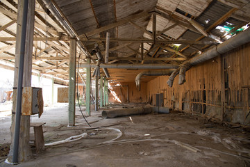 Empresa papelera abandonada en vizcaya