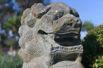 Dragon Face Statue