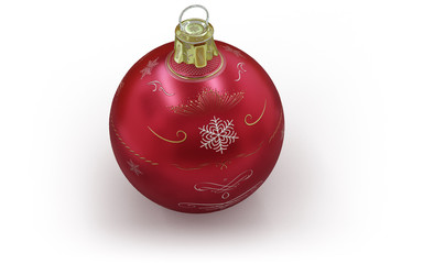 Trend color christmas ball decoration baubles for graphic design on isolated white background
