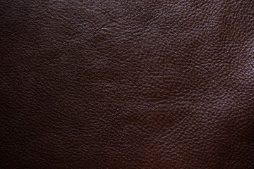 Genuine full grain cow leather texture