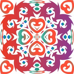 Decorative color ceramic talavera tiles.