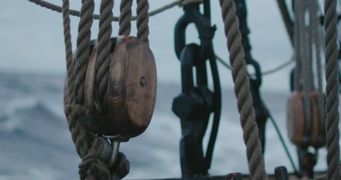 Polea de madera