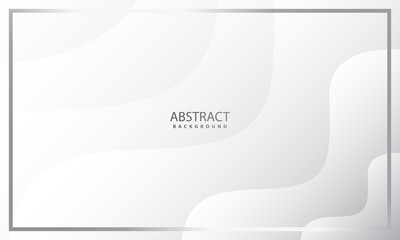 Abstract Background with Modern and Luxury Style of White, Grey, and Silver Color Combination. Designed for web, banner, wallpaper, layout, template, presentation, etc. Suitable for your business.