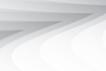 Abstract geometric white and gray color background. Vector, illustration.