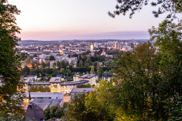 Landscape shot of Wels in Upper Austria