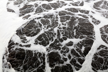 Obraz premium Aeration tank of sewage treatment plant