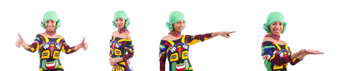 Young japanese woman in stylish clothing