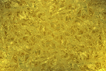 Golden Aluminium Foil Textured background