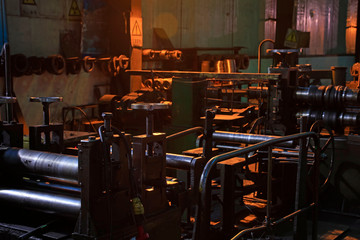 Machinery and equipment in the factory