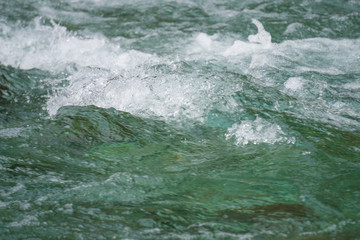 美しい清流仁淀川の流れ、高知県