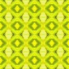 Fototapeta na wymiar endless repeating pattern with green yellow, khaki and olive colors can be used for texture, backgrounds or fashion fabric textile design