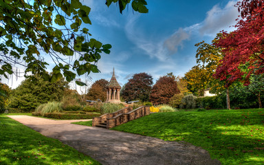 Nottingham's Arboretum park - United Kingdom - obrazy, fototapety, plakaty