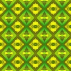 seamless pattern with dark green, gold and yellow green colors can be used for texture, backgrounds or fashion fabric textile design