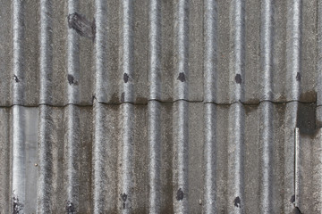 Naklejka premium Pattern of old wavy roof