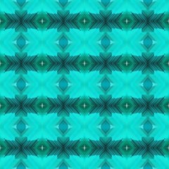 seamless repeatable graphic pattern for printable products with dark turquoise, dark slate gray and teal green colors
