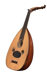 Foto op Plexiglas Oud  a middle eastern musical instrument © daphnusia