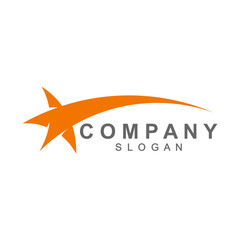Star logo template, simple logo design