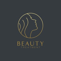 Beauty Face Beauty Salon Logo Vector