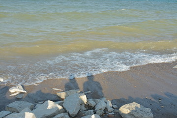 Coastline Lovers Silhouettes 