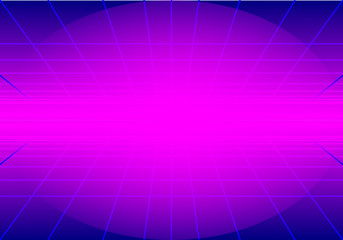 abstract blue line on purple gradient background