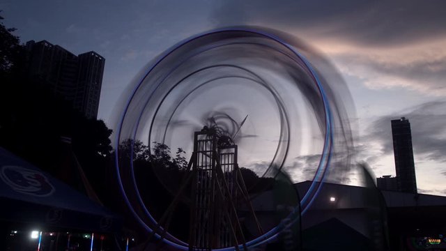 Ferris wheel in theme park