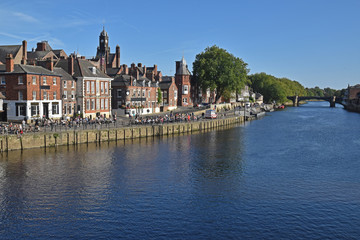 Obraz premium The River Ouse in the city of York