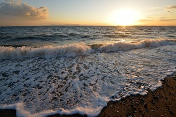 夜明けからの日の出