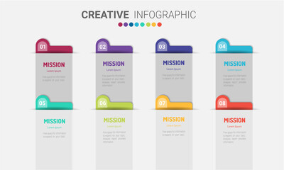 Infographics for business concept. Can be used for presentations banner, workflow layout, process diagram, flow chart.