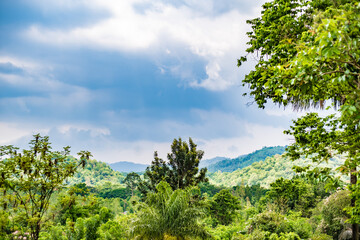 Green mountain landscape Thailand. Green mountain landscape in Thailand.