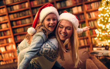 Obraz premium Family New year