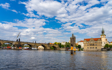Obraz premium Charles Bridge Prague in Czech Republic.