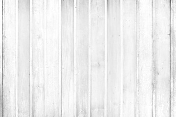 Fototapeta na wymiar White or gray old plank wall texture for background in vertical seamless patterns