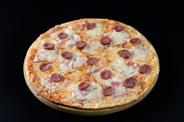Meat and sausage pizza