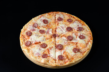 Meat and sausage pizza