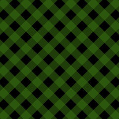 Green and Black Gingham pattern.