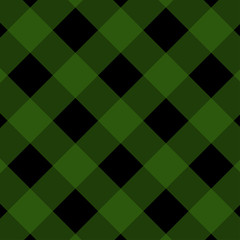 Green and Black Gingham pattern.