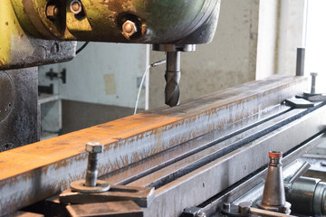 working machine in factory