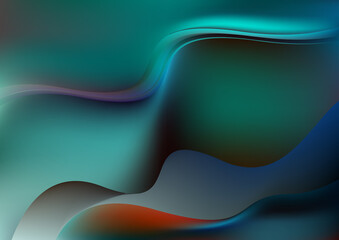 Creative digital waves background vector design